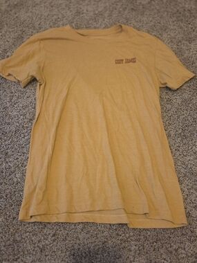 Cody James Short Sleeve Crew T-Shirt in Mustard